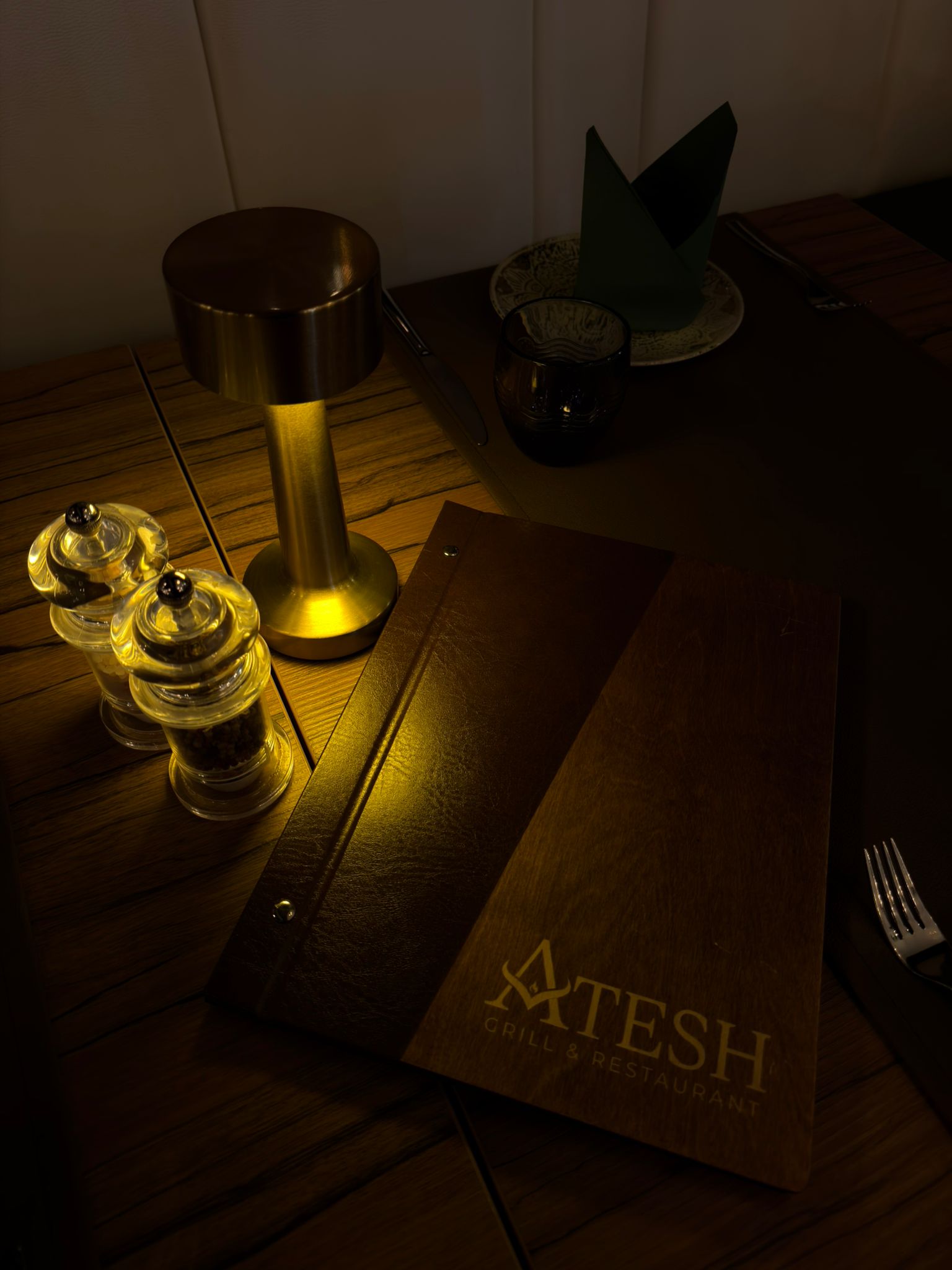ATESH — Speisekarte
